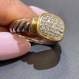 David yurman diamond noblesse ring